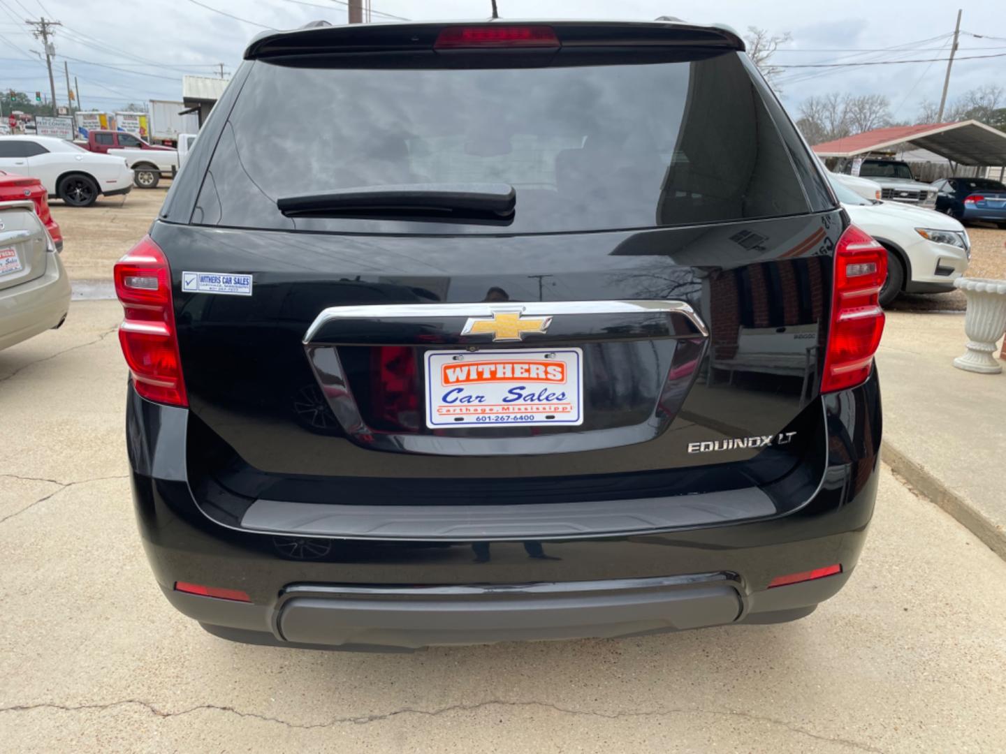 2016 Black /Black Chevrolet Equinox LT 2WD (2GNALCEK5G6) with an 2.4L L4 DOHC 16V FFV engine, 6A transmission, located at 204 Hwy. 16 East, Carthage, MS, 39051, (601) 267-7277, 0.000000, 0.000000 - Photo#3